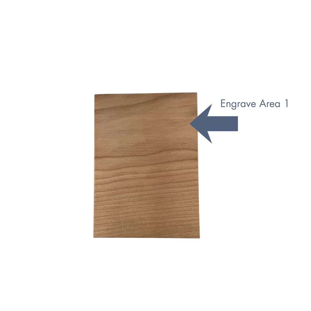 Thick Hardwood Standing Plaques L4 Laser Engraving & Metal Art