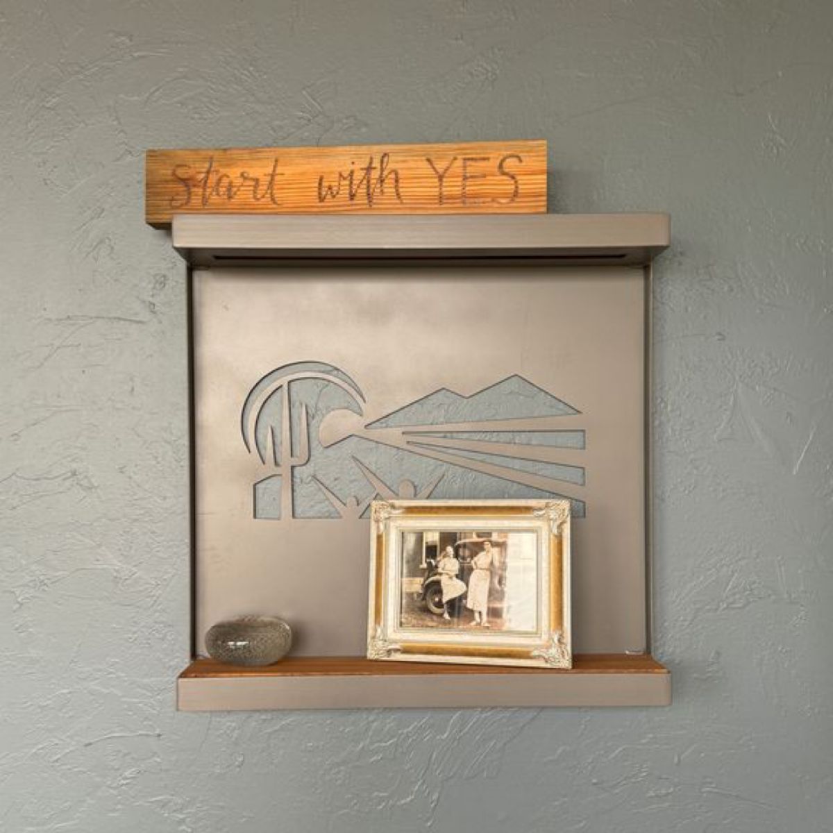 Custom Metal Shelf