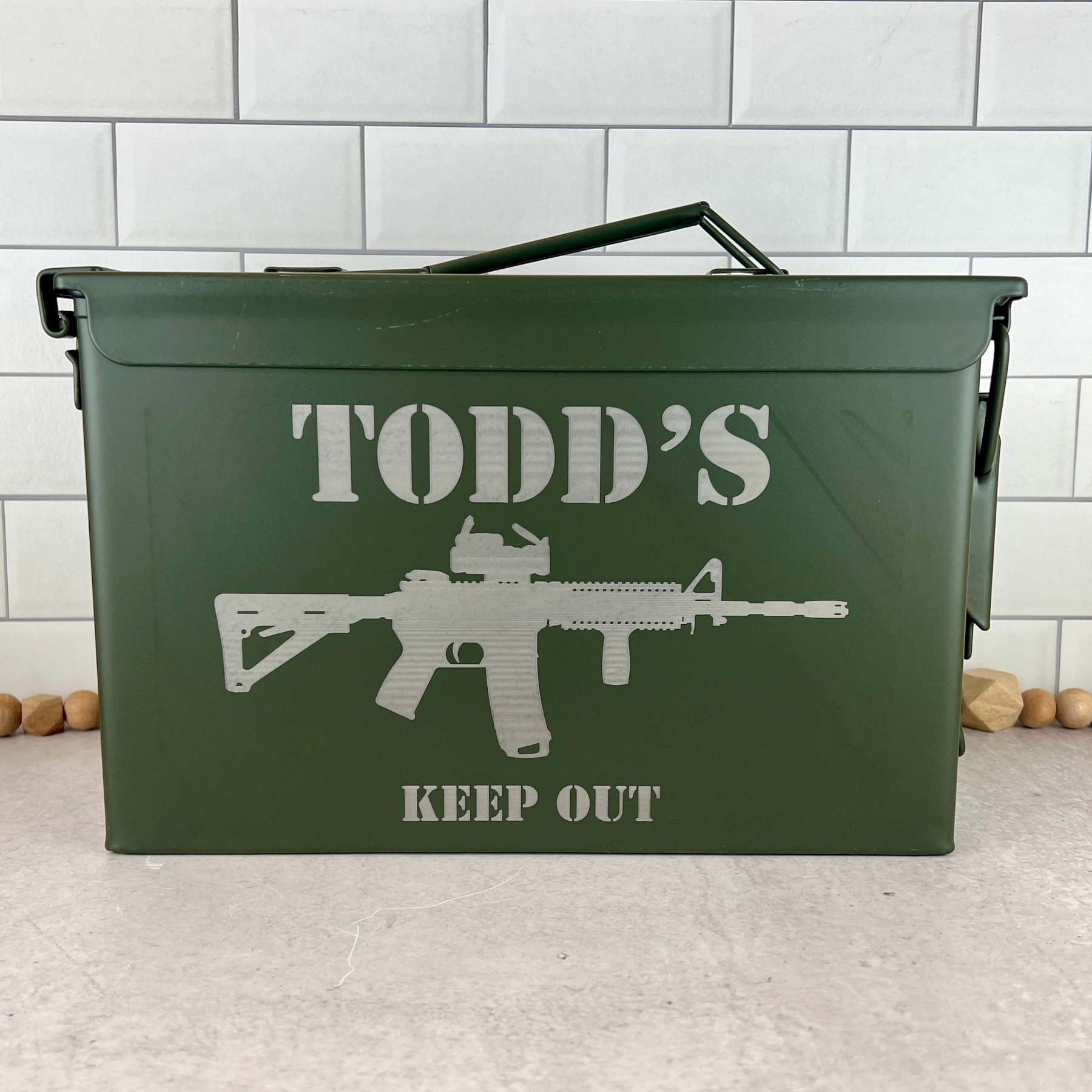Custom Laser Engraved Ammo Cans
