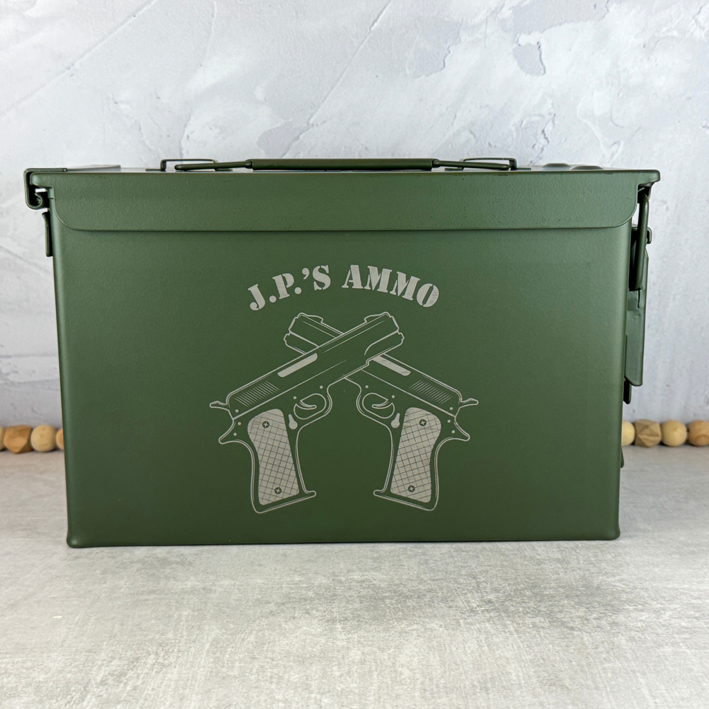 Custom Laser Engraved Ammo Cans