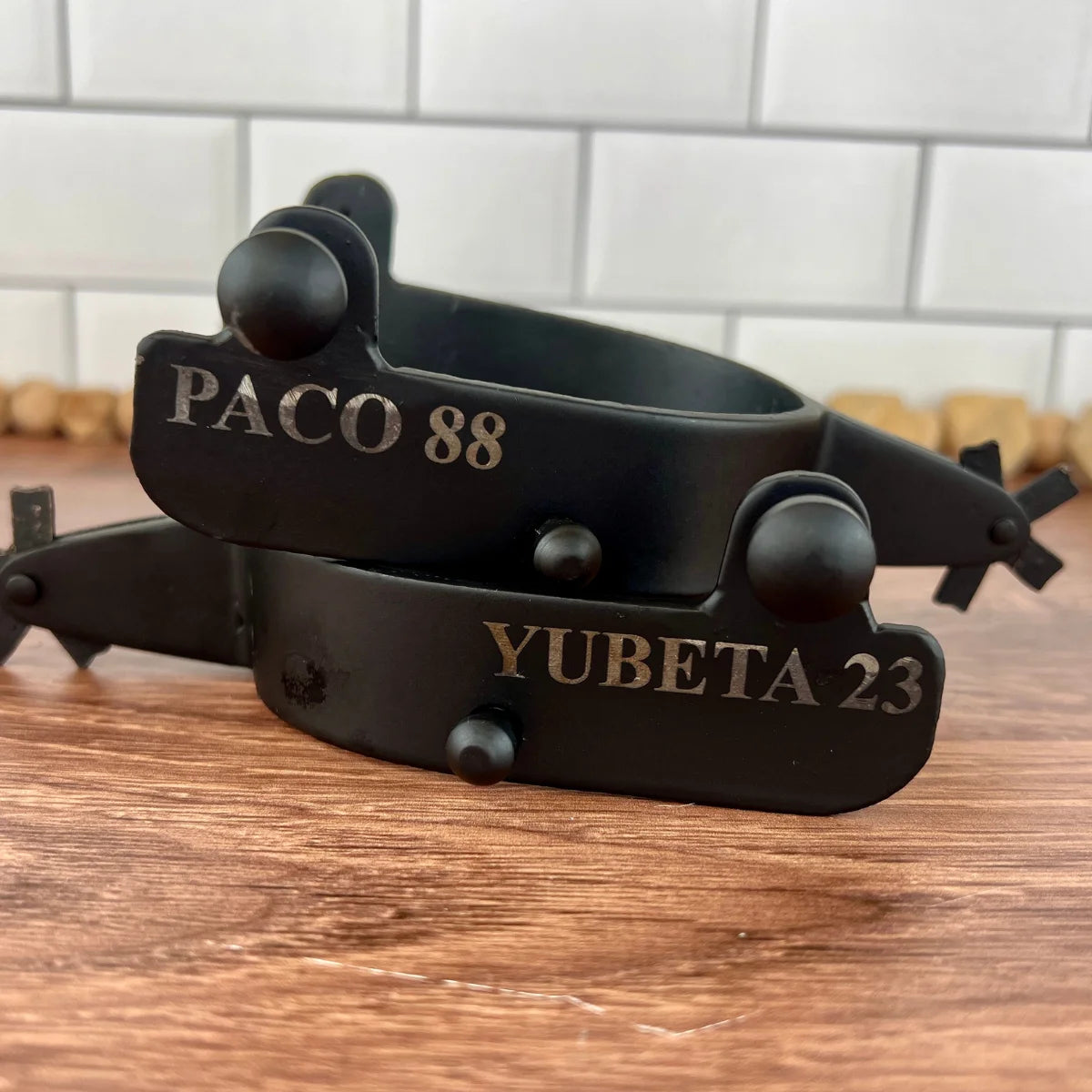 Engraved Spurs