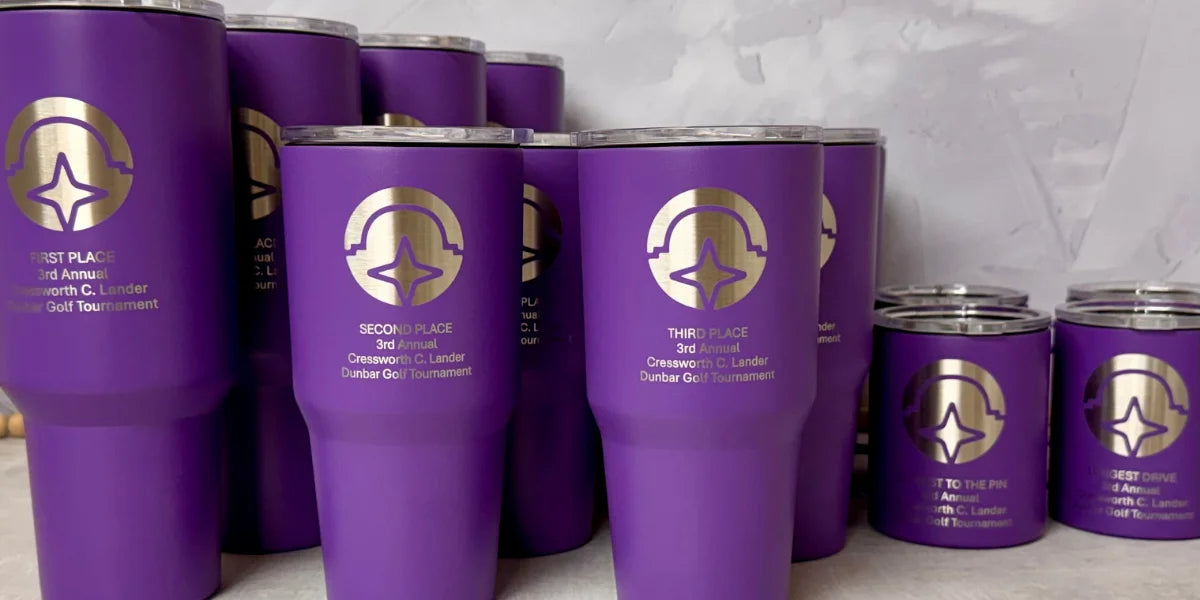 Engraved Tumblers for Gold Tournament