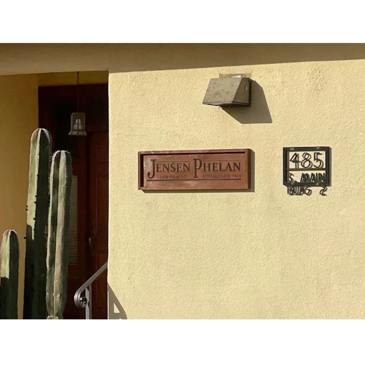 Metal Business Sign