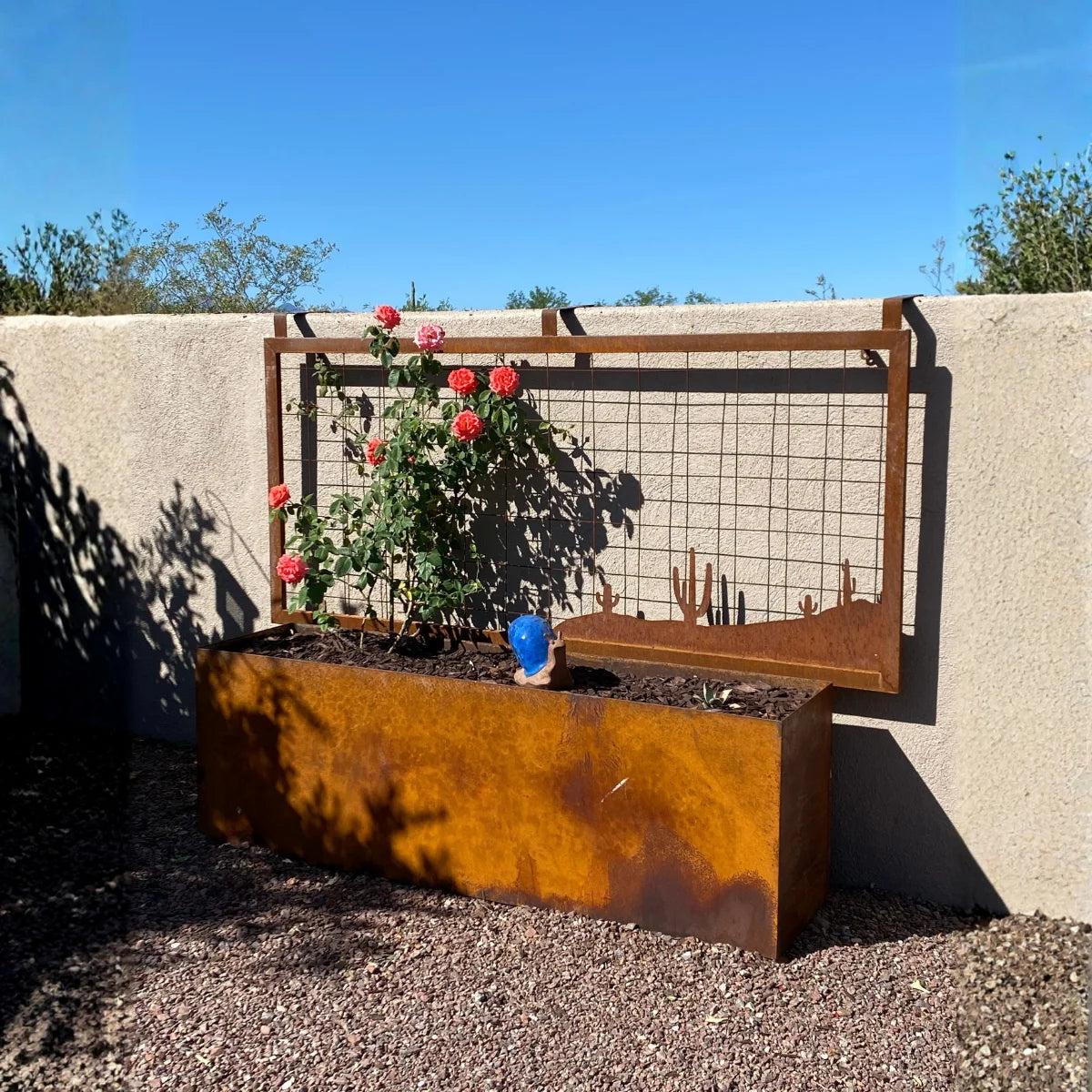 Custom Planter and Trellis
