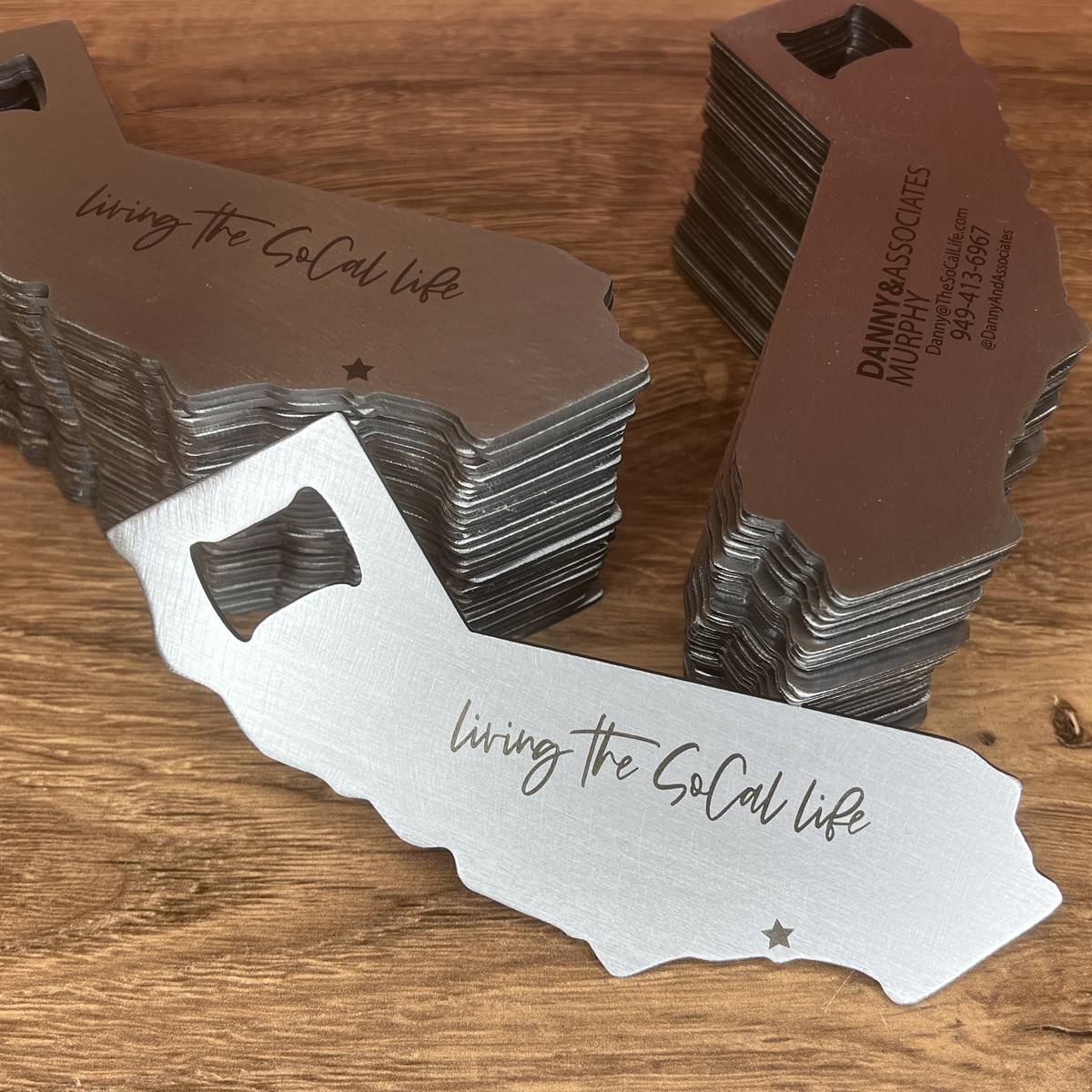 Custom State Shaped Bottle Openers