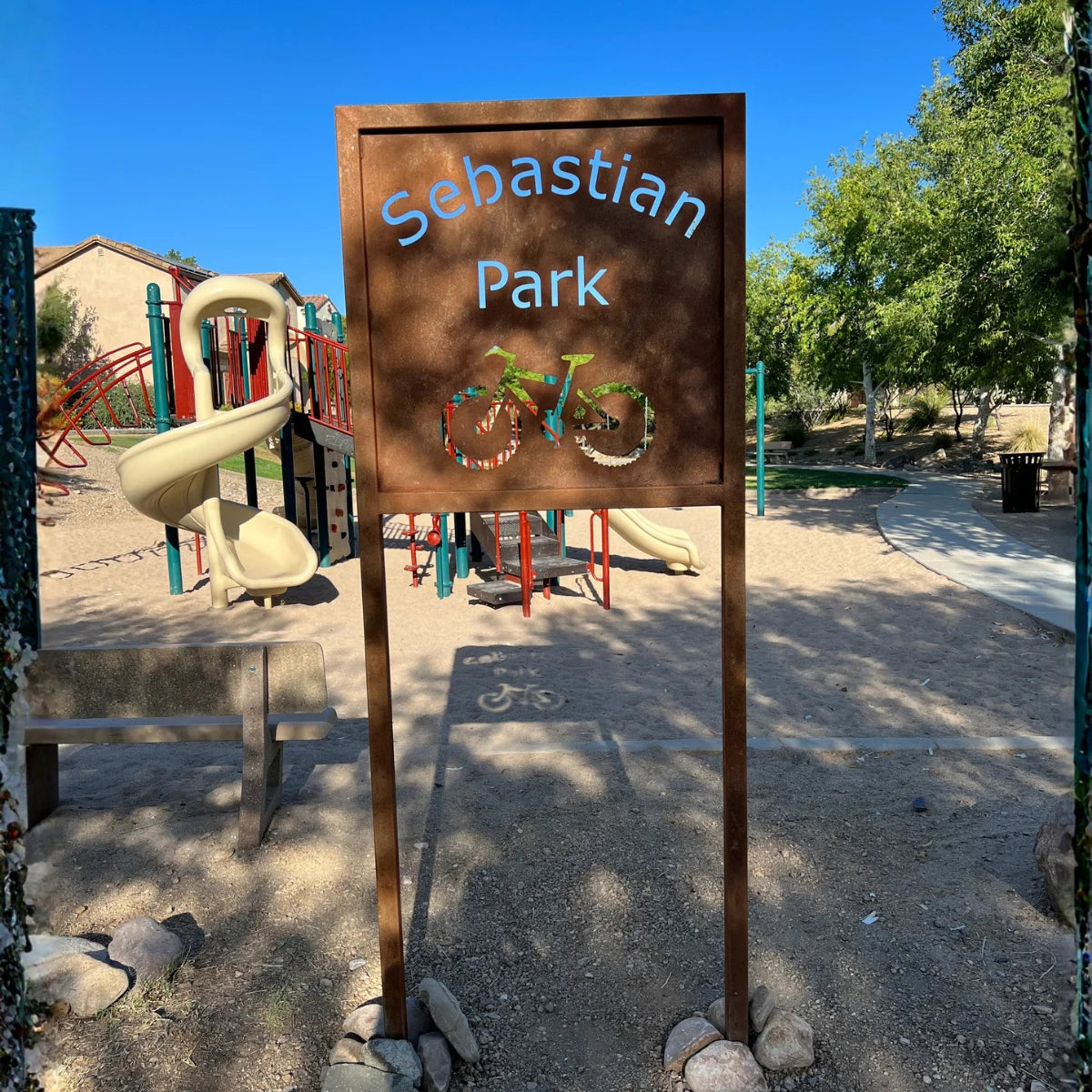6 ft tall park sign