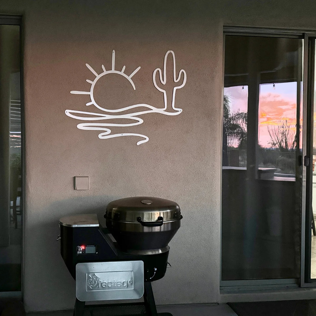 Custom Sunset Metal Sign