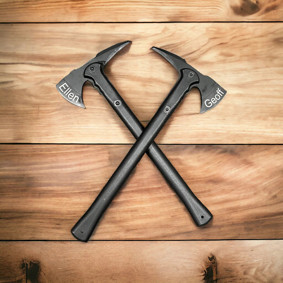 Engraved Axes for Wedding