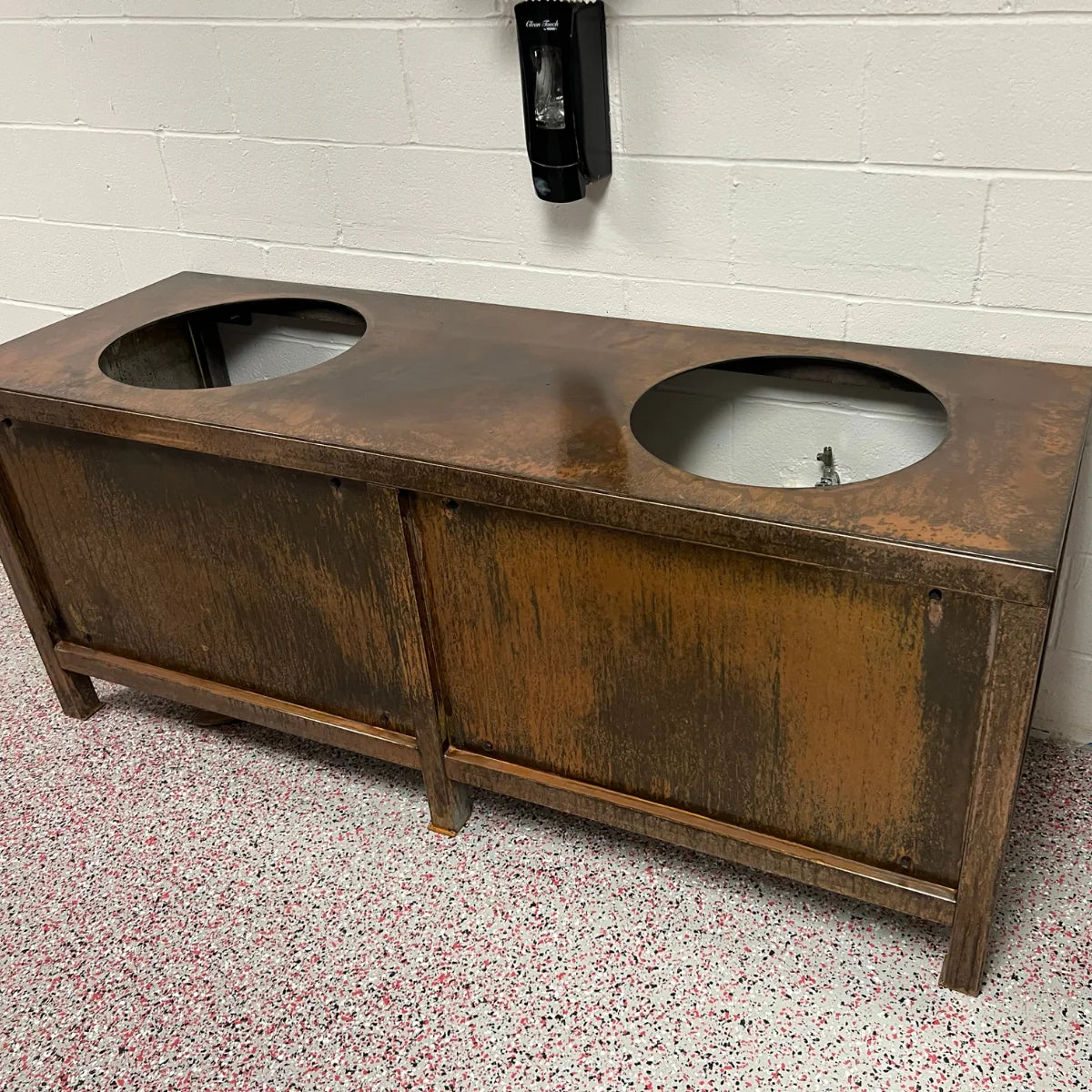Custom Metal Sink Countertops