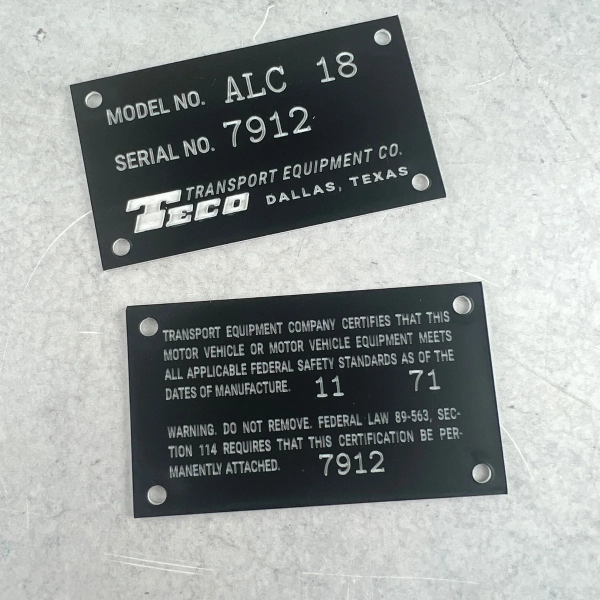 Custom Identification Tag