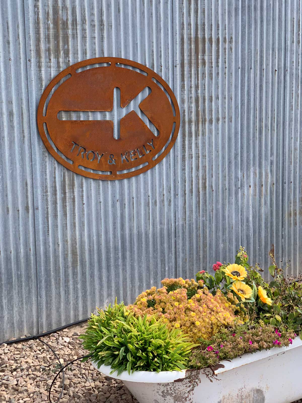 Custom Metal Sign: 3 feet wide