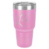 light purple custom engraved cup
