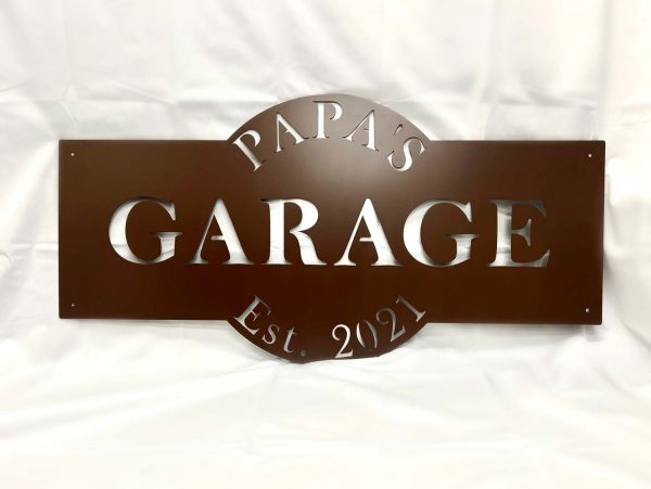 Papa's Garage Sign