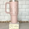 Custom Engraved Stanley 40 oz up with Wildflowers