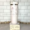 Custom engraved 30 oz Ice Flow with Poppies